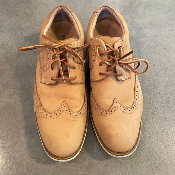 Sperry Top sider Oxford tan leather lace up mens casual shoes size 11.5 main image 11